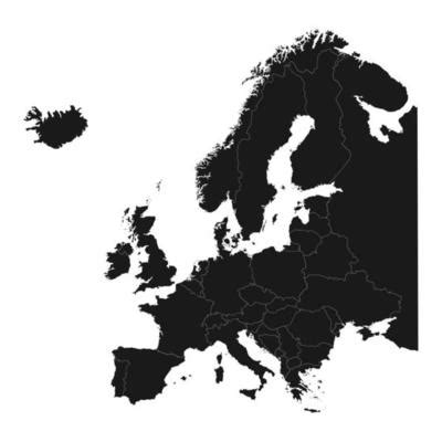 Europe Map Vector Art, Icons, and Graphics for Free Download