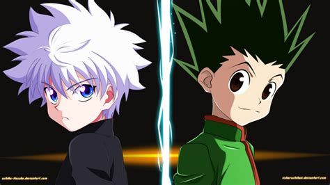 Killua and Gon [collab] by Adriano-Arts on DeviantArt