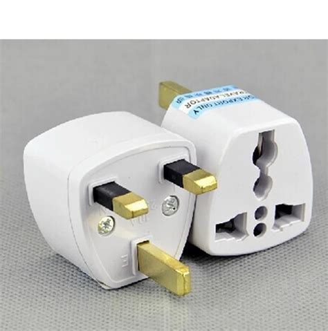 UK power adaptor UK Plug standard British style power adapter 3 pin ...