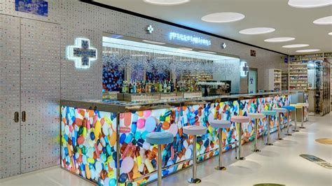 This Pharmacy-Inspired Restaurant Lives In An Art Gallery