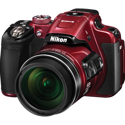 Nikon COOLPIX P610 Digital Camera (Red) 26489 B&H Photo Video