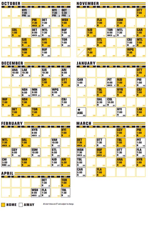 Best bruins printable schedule | Vargas Blog