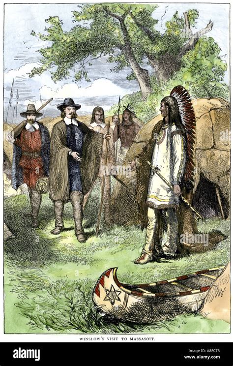 Wampanoag tribe 1600s hi-res stock photography and images - Alamy