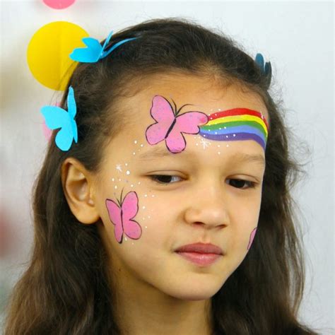 Butterfly Face Painting For Kids