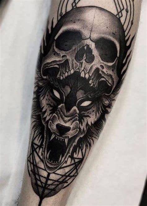 101 Best Wolf Tattoos For Men: Cool Designs + Ideas (2022 Guide) | Wolf ...