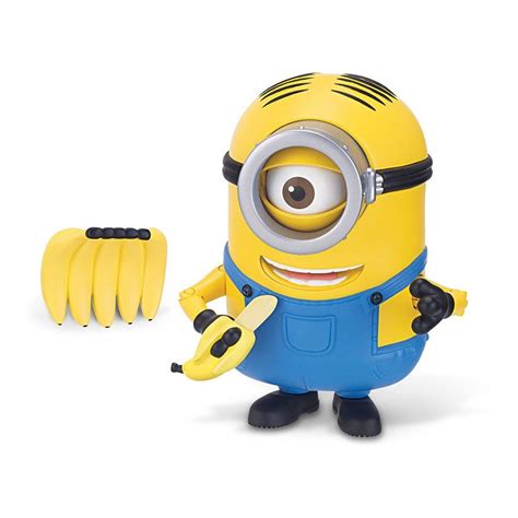 Minions Action Figure Banana Munching Stuart Kid Toy Gift Play ...