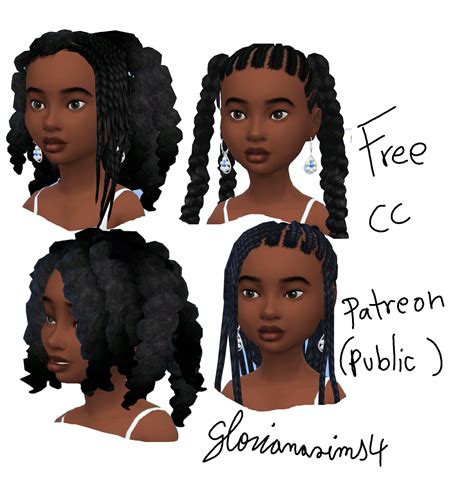 Sims 4 Cc Black Kids Hair