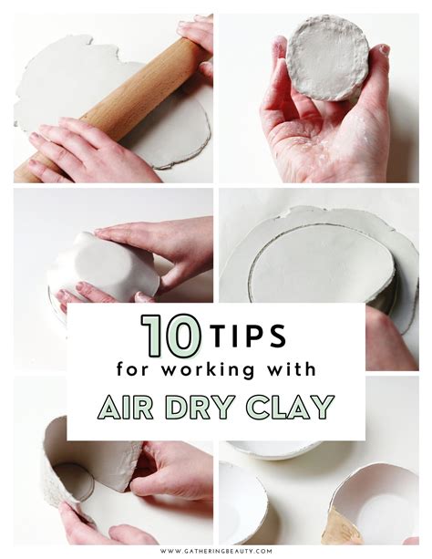 Air Dry Clay Tips And Tricks — Gathering Beauty