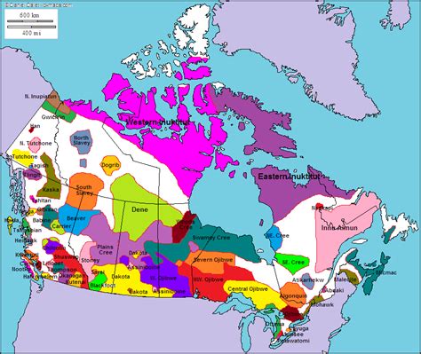 Aboriginal Languages of Canada. - Maps on the Web