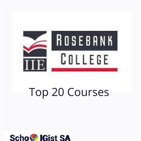 Top 20 Rosebank College Courses | SchoolGistSA