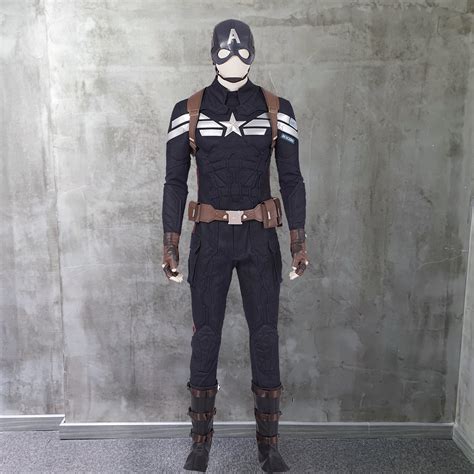 Captain America Costume Cosplay Suit Avengers Endgame Steven - Etsy