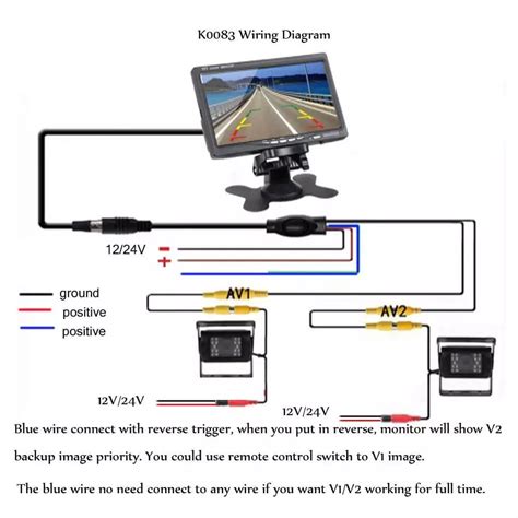 Wiring Diagram For Backup Camera And Monitor