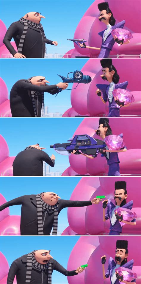 Gru pointing gun meme template : r/MemeTemplatesOfficial