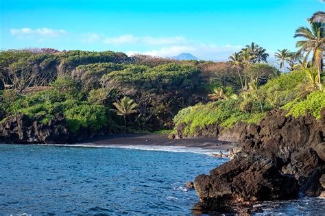 Camping on Maui: Our Private Black Sand Beach