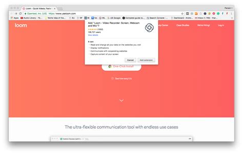 Loom Screen Recorder for Google Chrome on Windows & Mac Computer