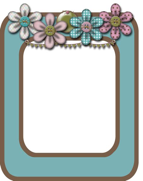 Free Strawberry Coco Digi Scrapbook Frame Cluster from Kit 40 | Picture ...