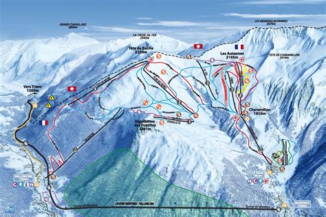 Le Tour-Vallorcine Trail map - Freeride