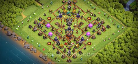 Clash Of Clans Town Hall 10 Layout