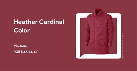 Heather Cardinal color hex code is #893643