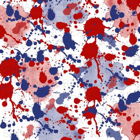 Red and Blue Paint Splatter Sublimation Background /digital Design/ Sublimation PNG/JPEG/PDF ...