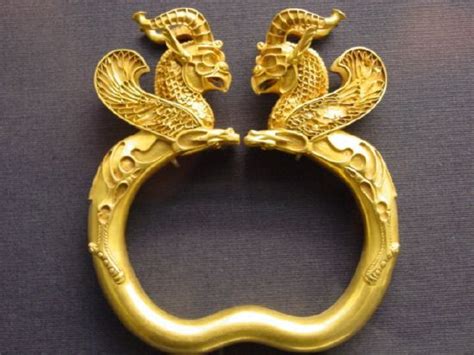 Sumerian Artifact. A gold bangle possible worn by a royal princess ...