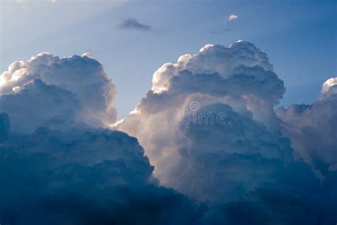 Storm Clouds in Blue Sky stock image. Image of pattern, approaching - 41271