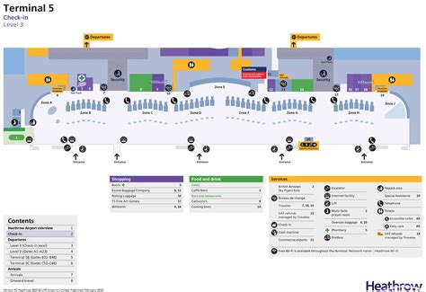 Heathrow Airport Map (LHR) - Printable Terminal Maps, Shops, Food ...