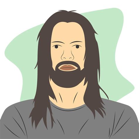 Long Hair Man Vector Art, Icons, and Graphics for Free Download