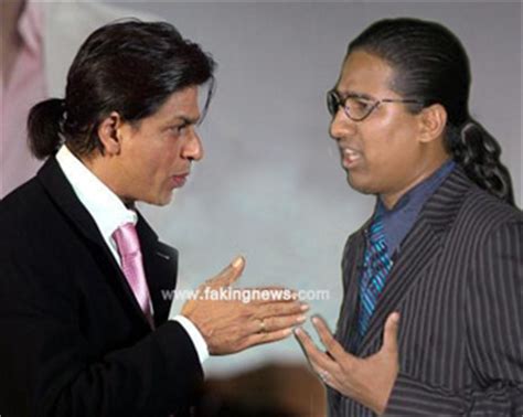 Man In A Suit with A Ponytail - Shahrukh Khan with a ponytail / myLot