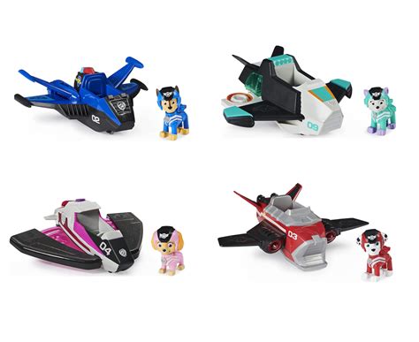 Figurines Jet to the Rescue Paw Patrol Pack of 4