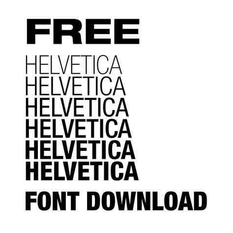 Helvetica Font Download - Free