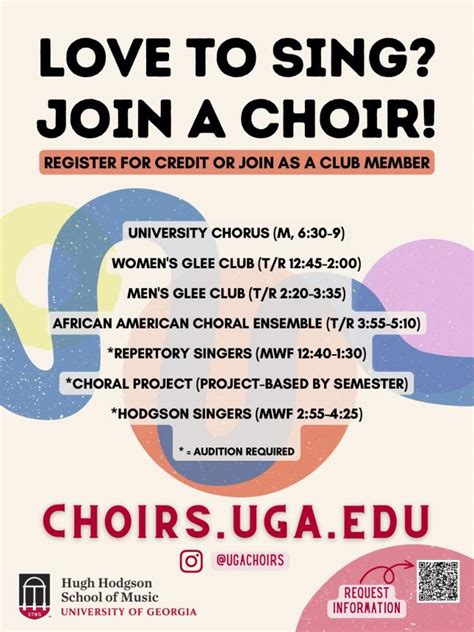 Join a Choir | UGA Choral Activities