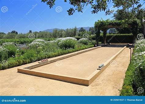 Beautiful Bocce Ball Court Royalty Free Stock Photography - Image: 25901937