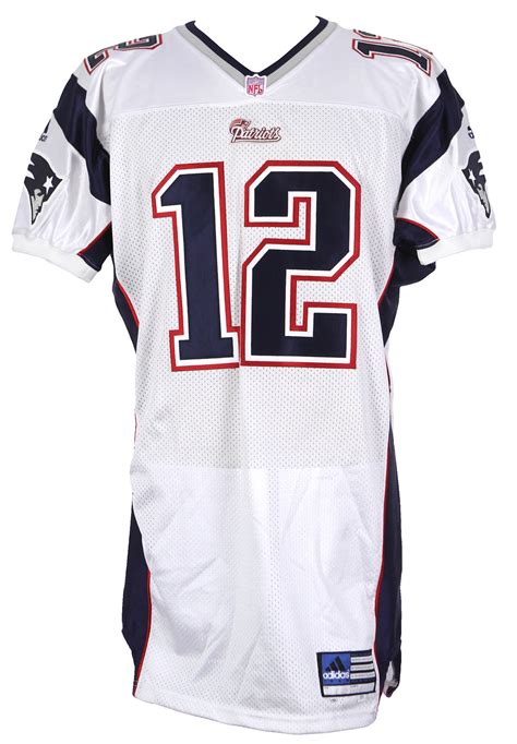 Lot Detail - 2001 Tom Brady New England Patriots Road Jersey (MEARS LOA ...