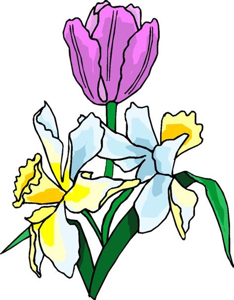 Easter Flowers Clip Art - ClipArt Best