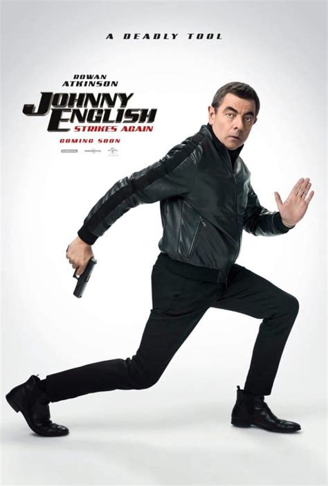 Rowan Atkinson is a deadly tool in new Johnny English Strikes Again posters