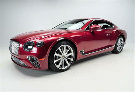 2020 Bentley Continental Gt V8 Coupe Candy Red/ Hotspur Red 41 Miles!