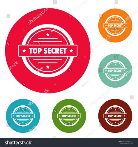 Top Secret Logo Simple Illustration Top Stock Vector (Royalty Free ...