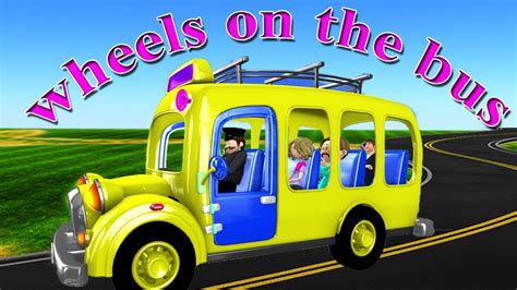 Yellow Wheels On The Bus Song - Super Educational Songs For Children ...