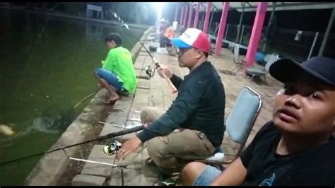 lomba mancing galatama ikan mas di kolam pancing putri complong - YouTube