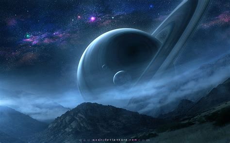 Saturn Planet Painting at PaintingValley.com | Explore collection of ...