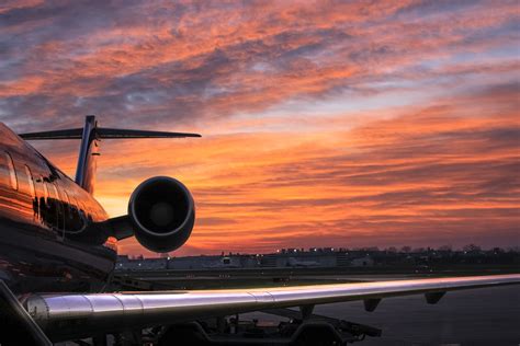 Airplane, Flying, Aircraft, sunset, airplane free image | Peakpx