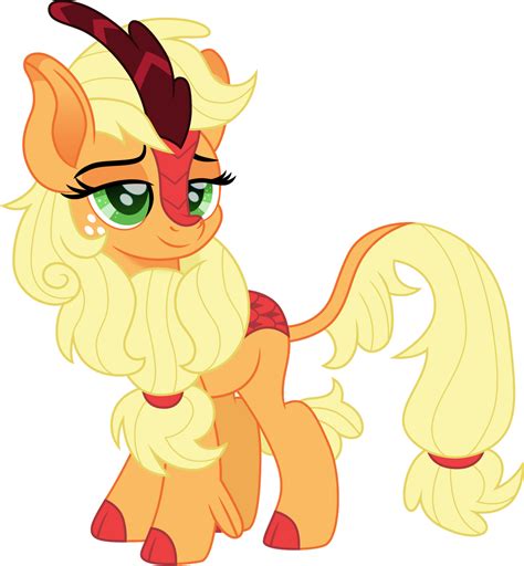 Kirin Applejack by CloudyGlow on DeviantArt Crystal Ponies, Mario ...