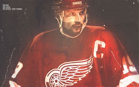 HD wallpaper: Detroit Red Wings Hockey Steve Yzerman HD, nhl player's ...