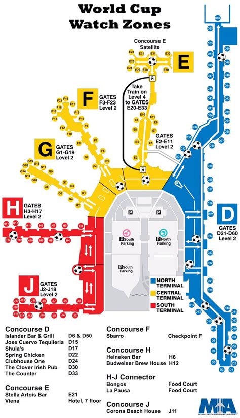 Mia Airport Terminal Map