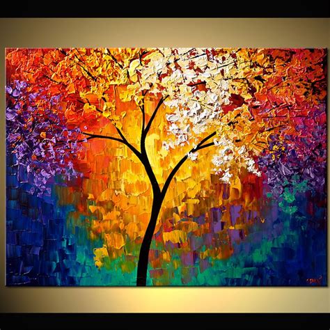 Abstract Paintings by Osnat Fine Art - Tree of Life | Abstract tree ...