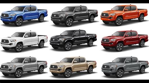 2024 Toyota Tacoma Color Chart