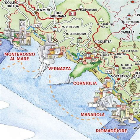 things-to-do-in-cinque-terre-map | Wanderlust Crew