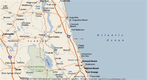 Map of Palm Coast