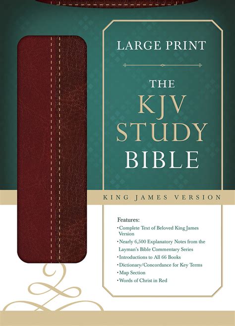 The KJV Study Bible - Large Print (DiCarta) - Barbour Books